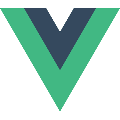 The Vue logo, a green V